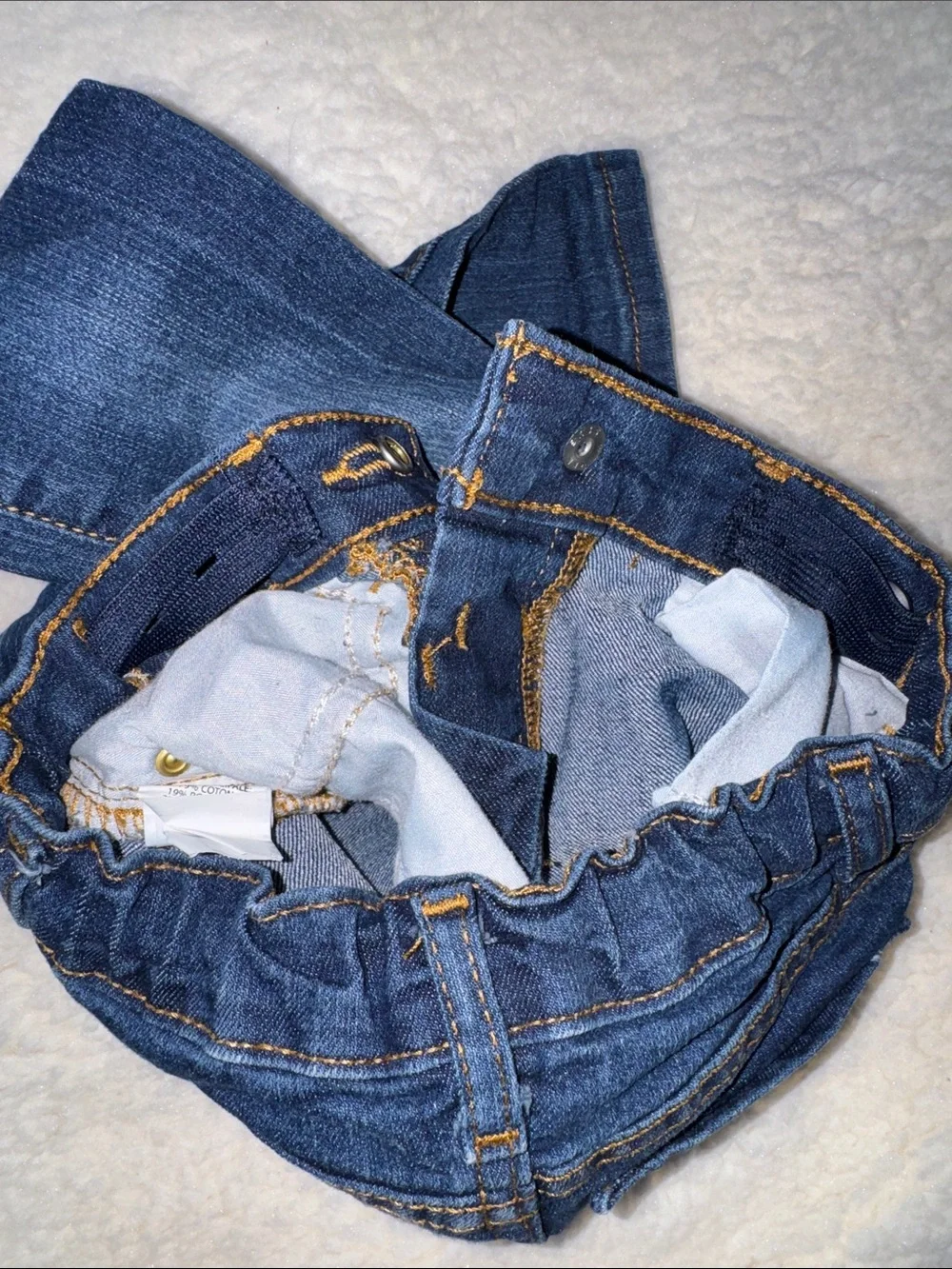 The Children's Place Dark Blue Stretch Bootcut Denim Jeans